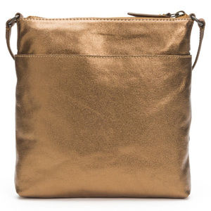Frye Metallic Crossbody Bag Bronze